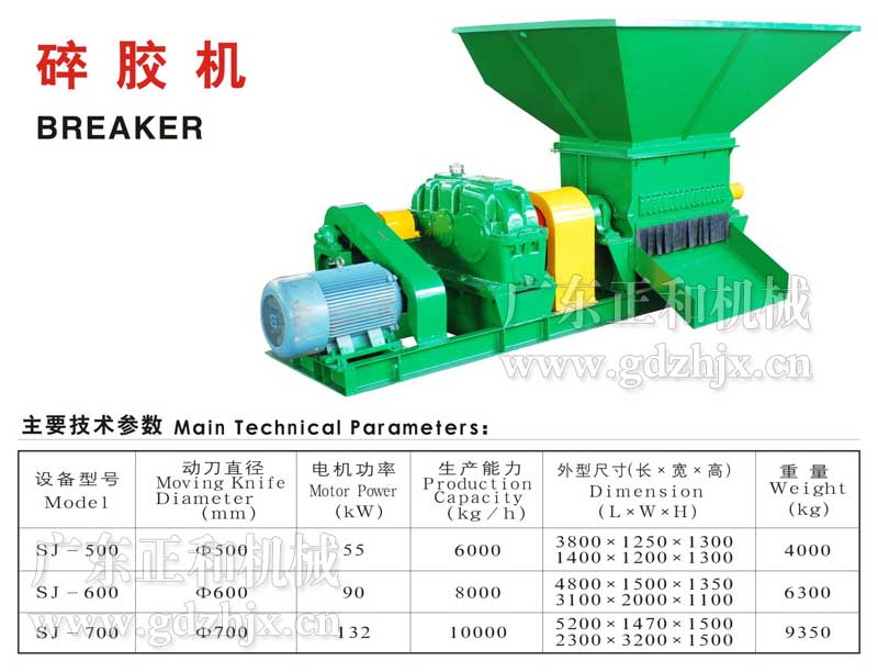 碎膠機(jī),橡膠碎膠機(jī),正和機(jī)械